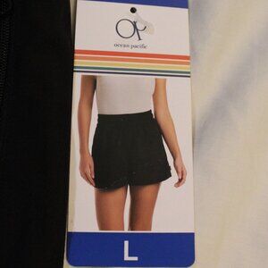 Ocean Pacific women's Skort Black Size Medium board short
